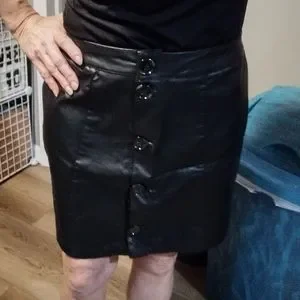 Pleated Leather Mini Skirt Ralph Lauren New Look Skirts Nwt Faux